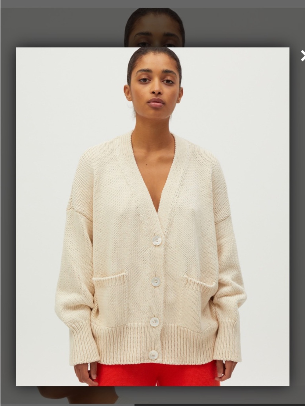 Babaa no16 cardigan natural